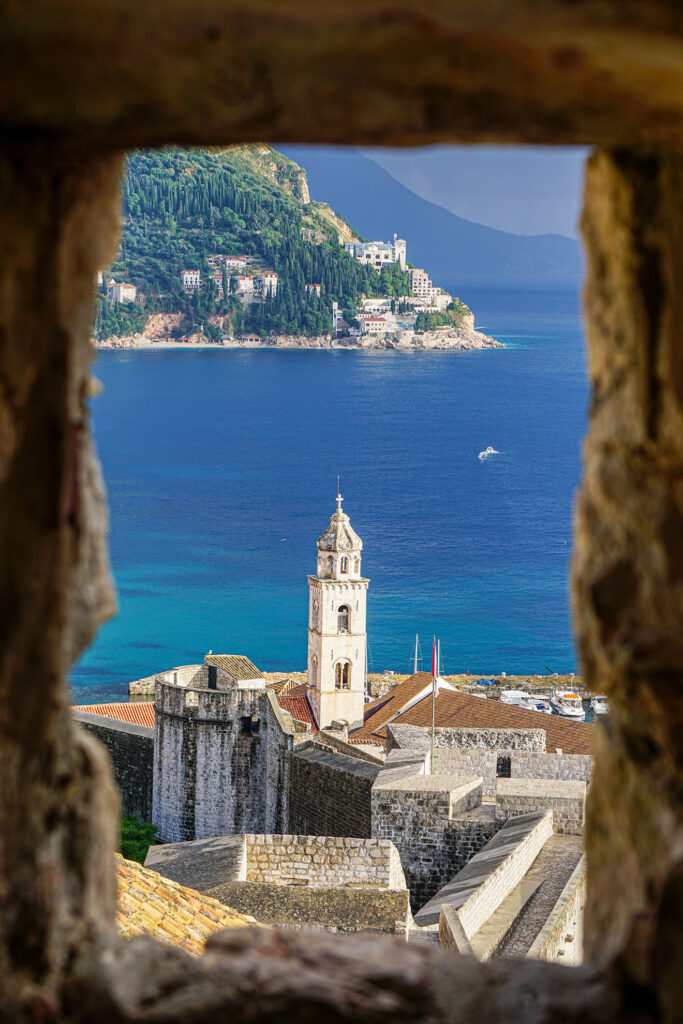 croatia view through window