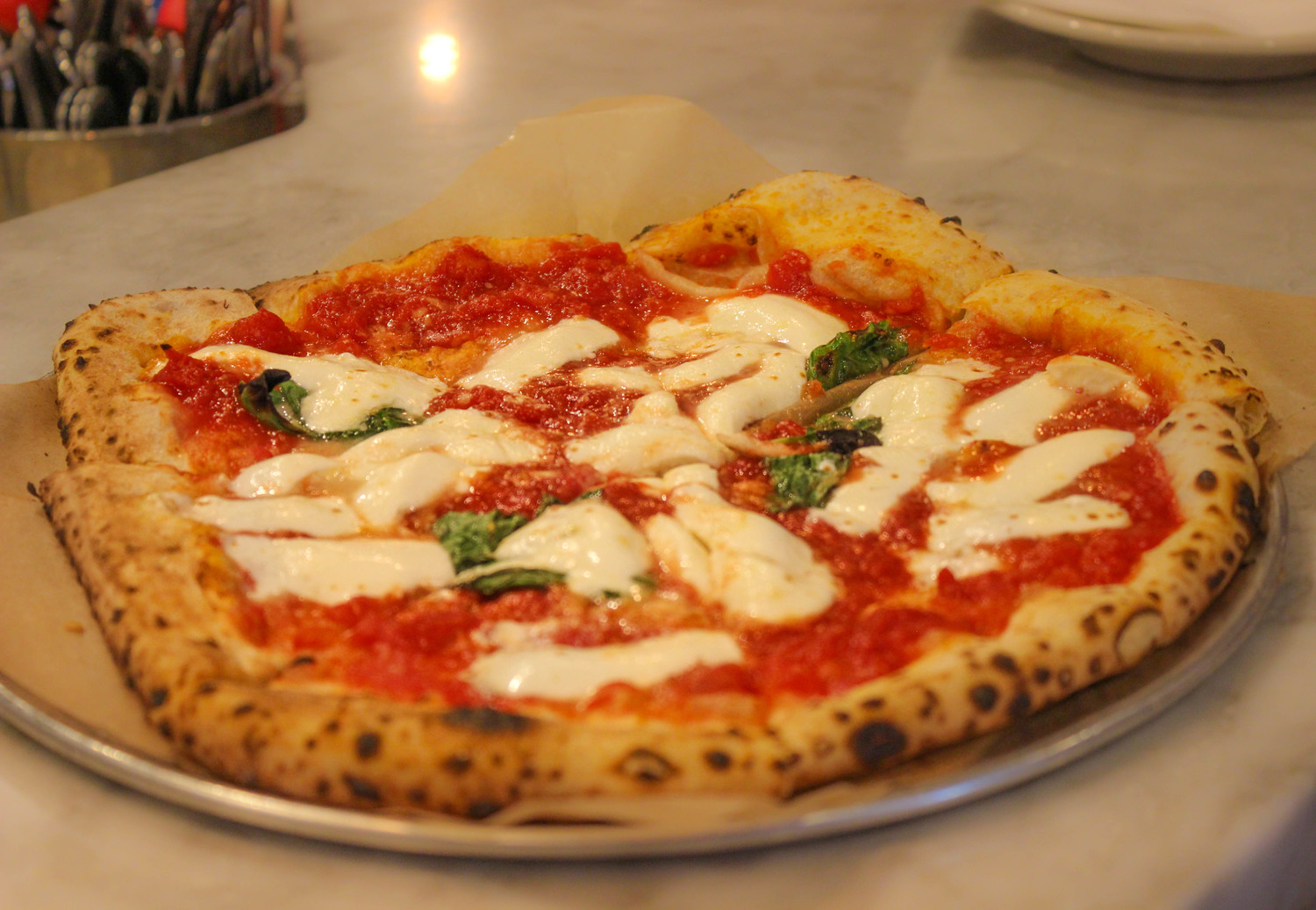 Classic margherita from   Pizza Barbone