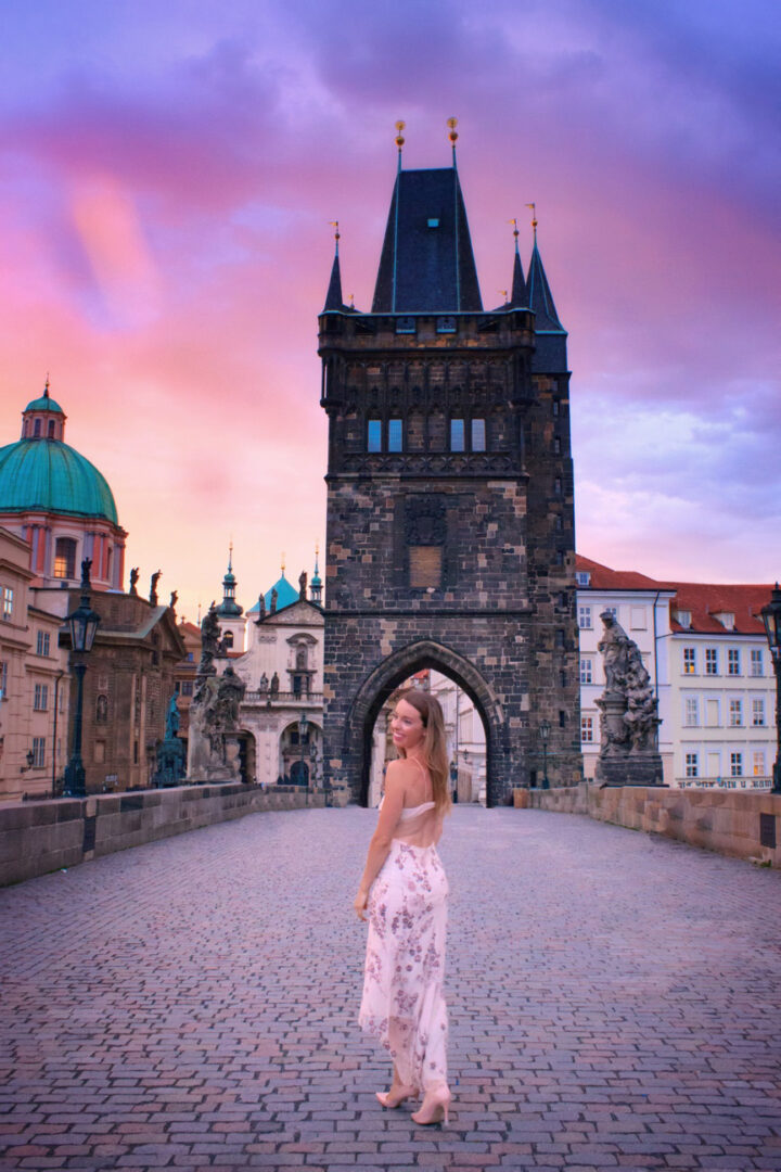 The Charles Bridge at sunrise