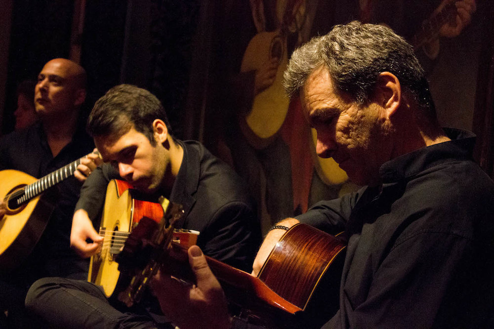 The elegantly melancholic music is performed by a singer, a Spanish guitar, and the 12-stringed Portuguese guitar.