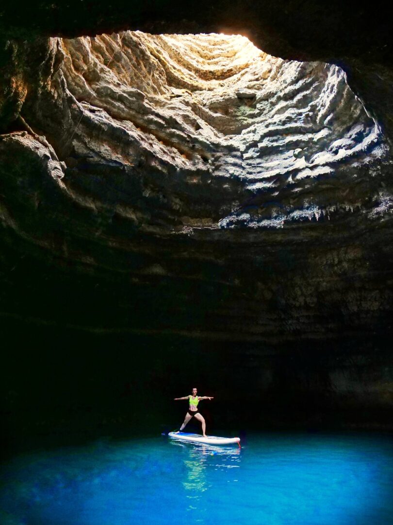 Yoga in the 10,000 year old Homestead Crater