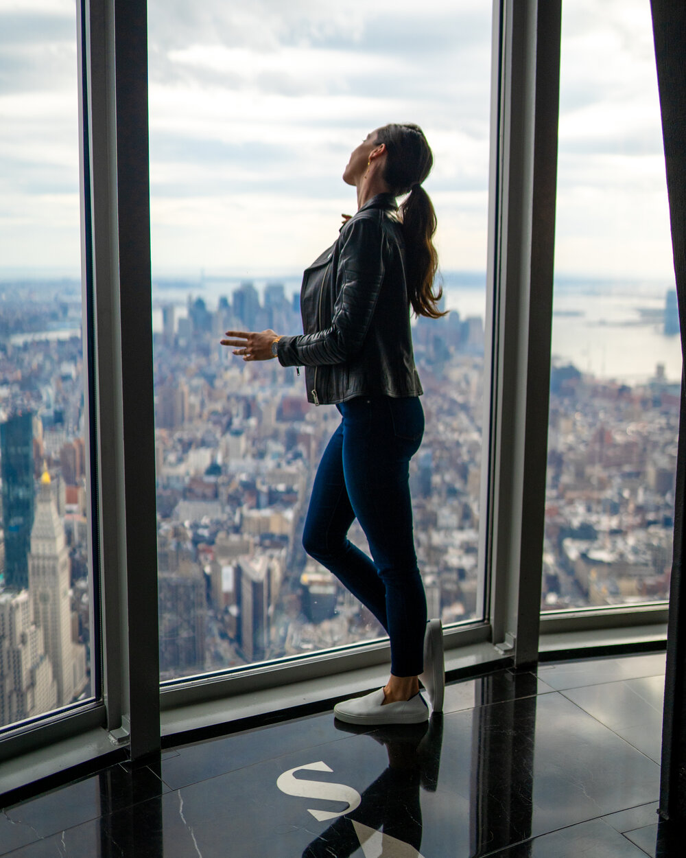 Photo of Sarah Funk at the Empire State Building