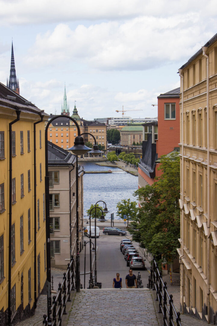 The colorful streets of Stockholm's Old Town 