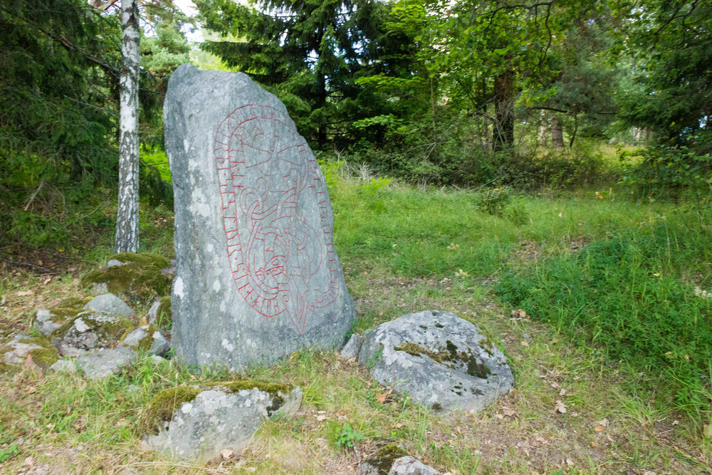 A viking rune stone