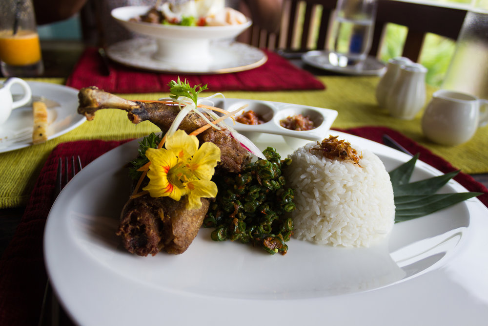 Indonesian cuisine at Dwaraka: The Royal Villas