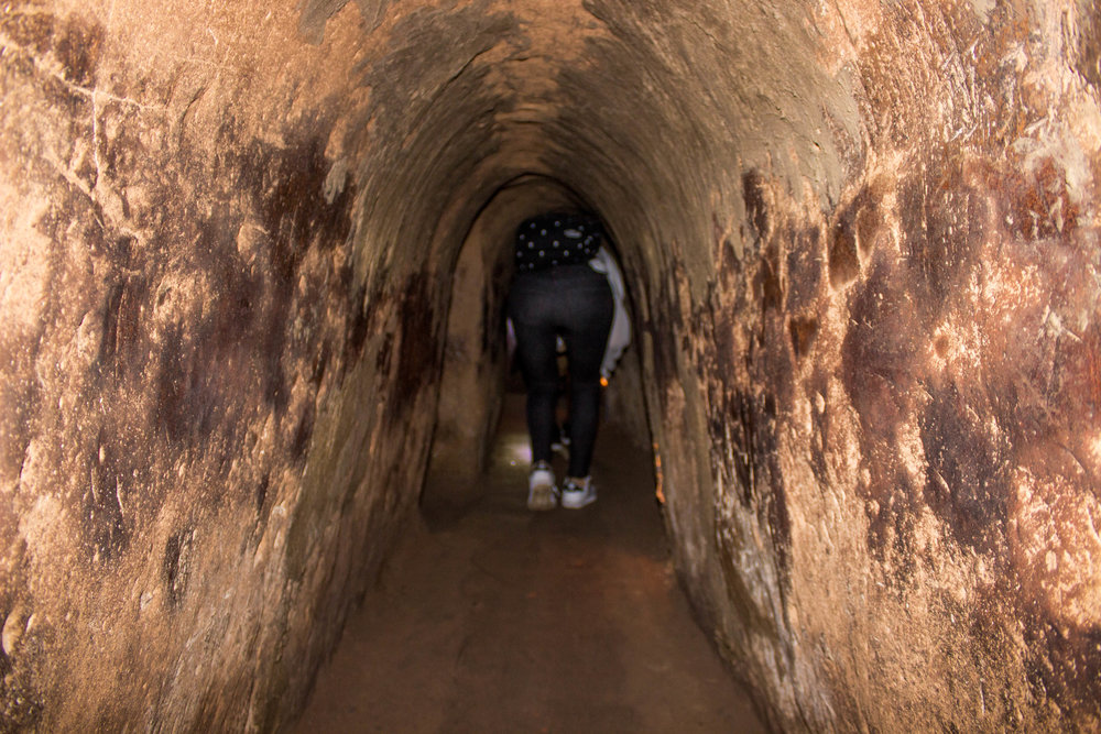 Tunnels for visitors are 40% larger than they were when they were used during the war