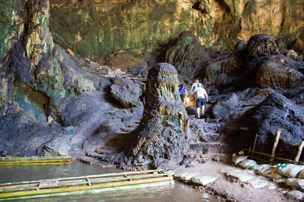 Inside the Tham Lot cave