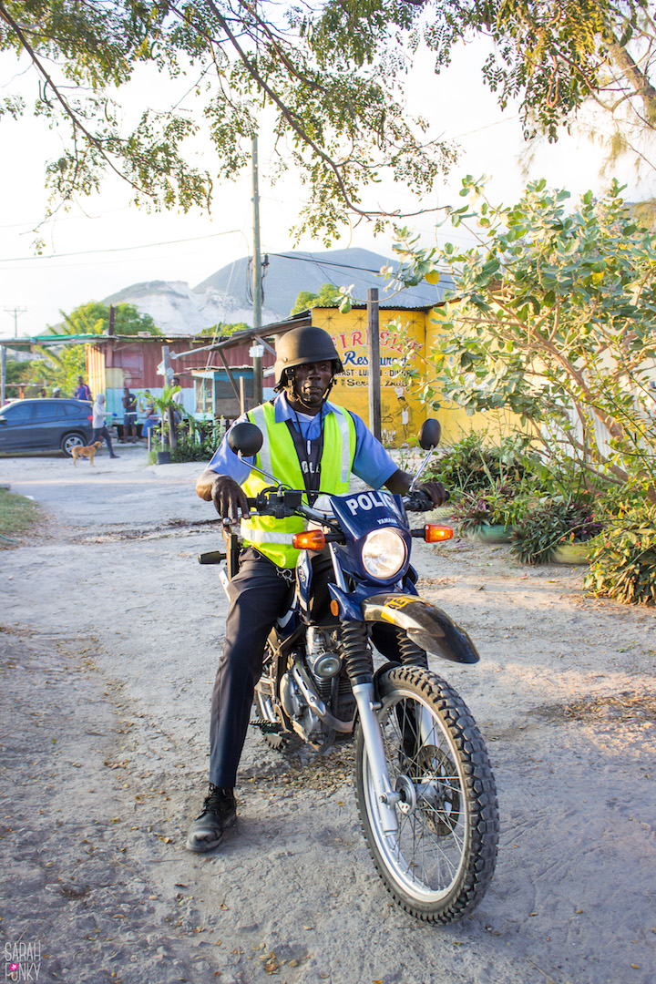 A cop in Kingston