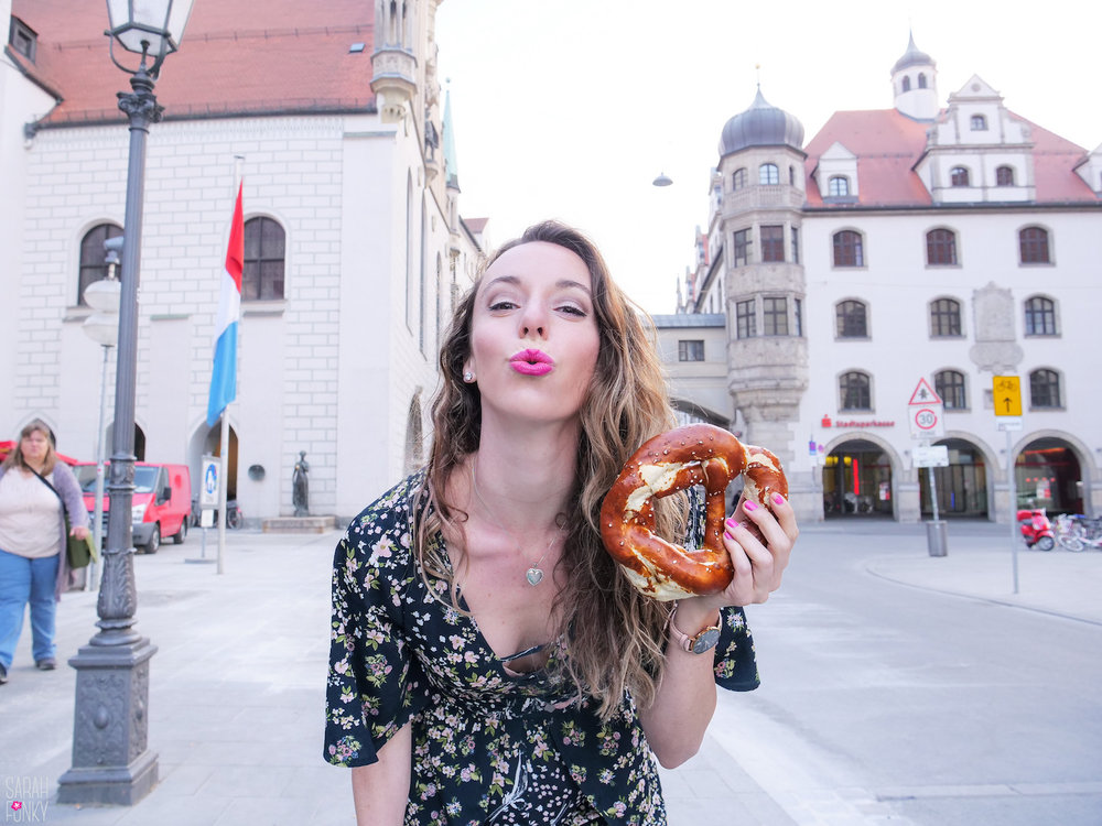 A bavarian pretzel
