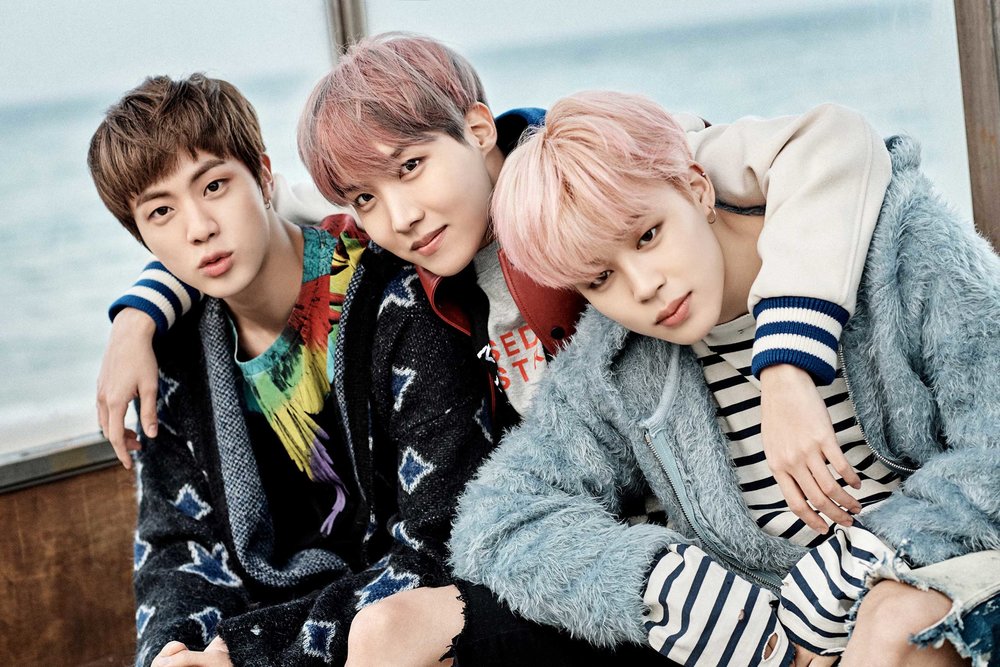 Members of BTS - A K-pop boy band