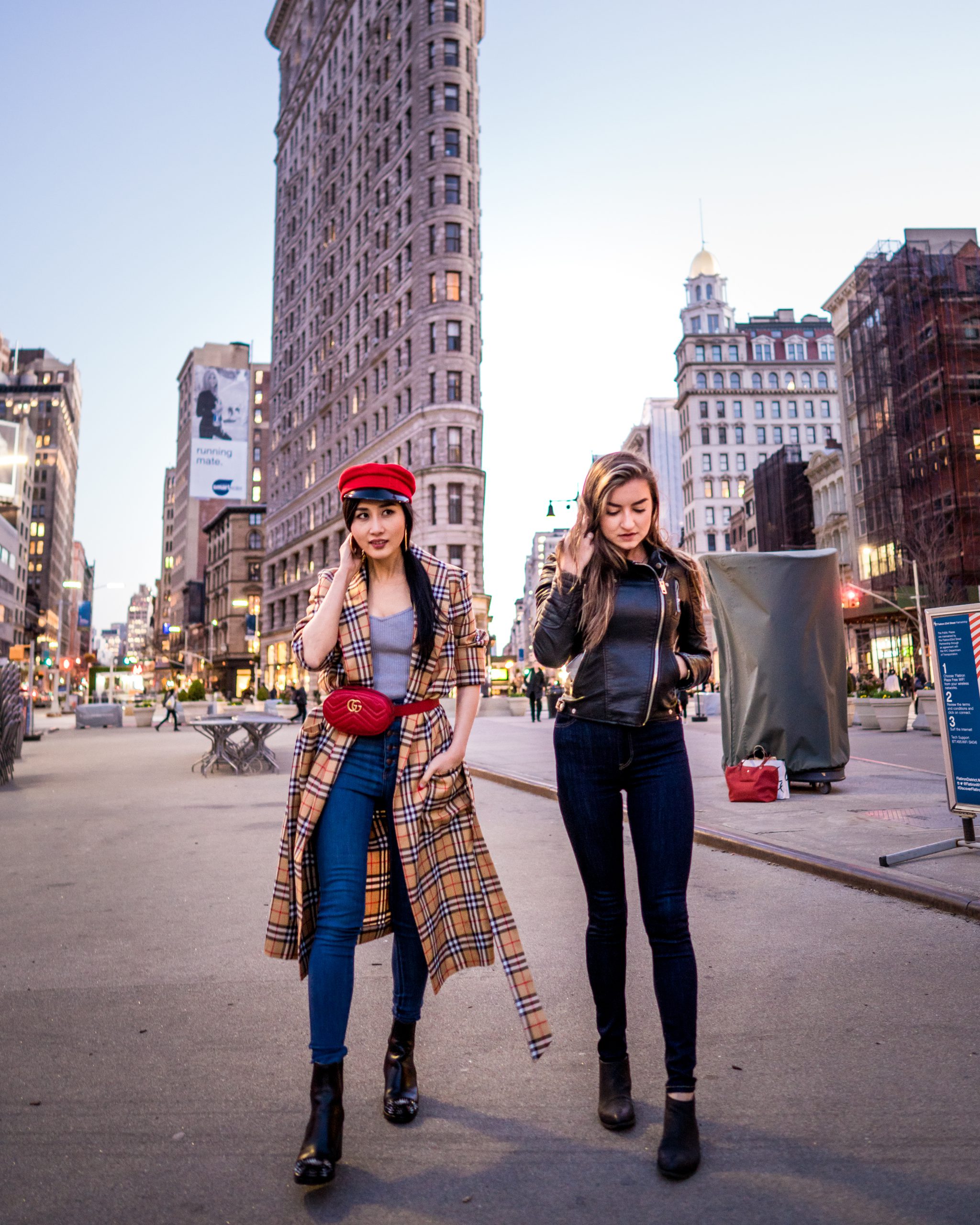 Tina Lee and Elona in the Flatiron District