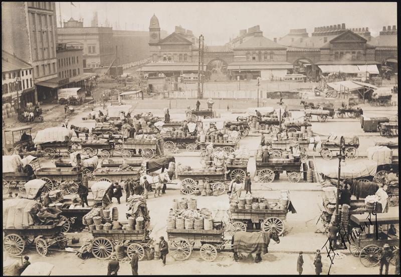 Gansevoort Market in 1907