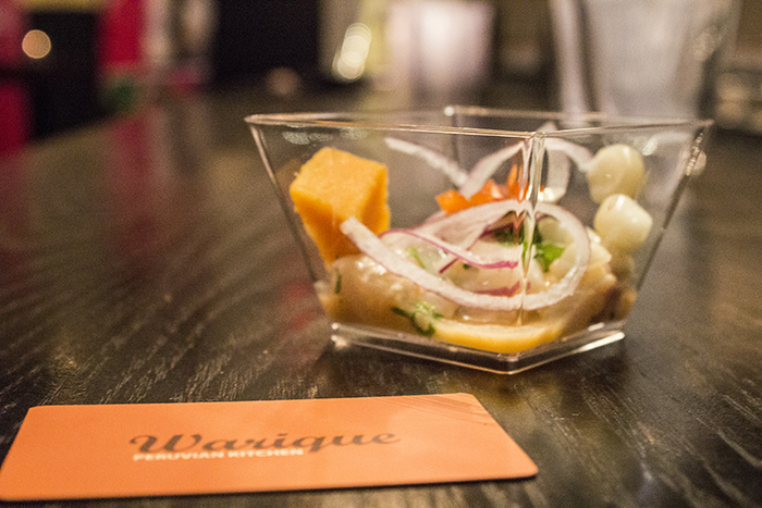 Corvina Ceviche from Warique Peruvian Kitchen in NYC
