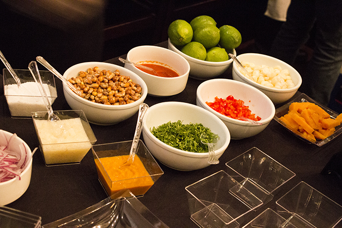 A small selection of the thousands of ingredients that can be used for Ceviche and Tiradito. 